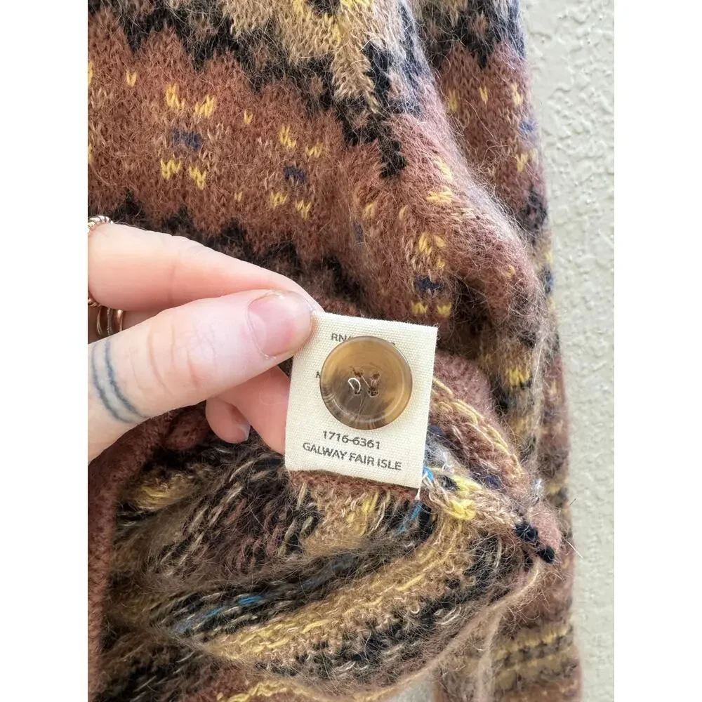 EUC $398 Dôen Natia Fairisle Cardigan Sweater - Picture 9 of 9
